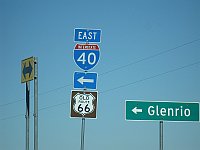 USA - Glenrio TX - Highway Sign (21 Apr 2009)